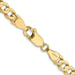 Open Concave Curb with Lobster Clasp Chain - WBC