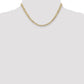 Open Concave Curb with Lobster Clasp Chain - WBC