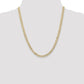 Open Concave Curb with Lobster Clasp Chain - WBC