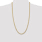 Open Concave Curb with Lobster Clasp Chain - WBC