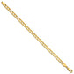 Open Concave Curb with Lobster Clasp Bracelet - WBC
