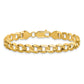Open Concave Curb with Lobster Clasp Bracelet - WBC