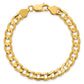 Open Concave Curb with Lobster Clasp Bracelet - WBC