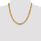 Open Concave Curb with Lobster Clasp Chain - WBC
