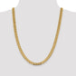Open Concave Curb with Lobster Clasp Chain - WBC
