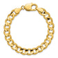 Open Concave Curb with Lobster Clasp Bracelet - WBC