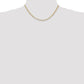 Concave Open Figaro with Lobster Clasp Chain - WBC