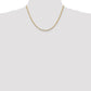 Concave Open Figaro with Lobster Clasp Chain - WBC