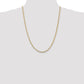 Concave Open Figaro with Lobster Clasp Chain - WBC