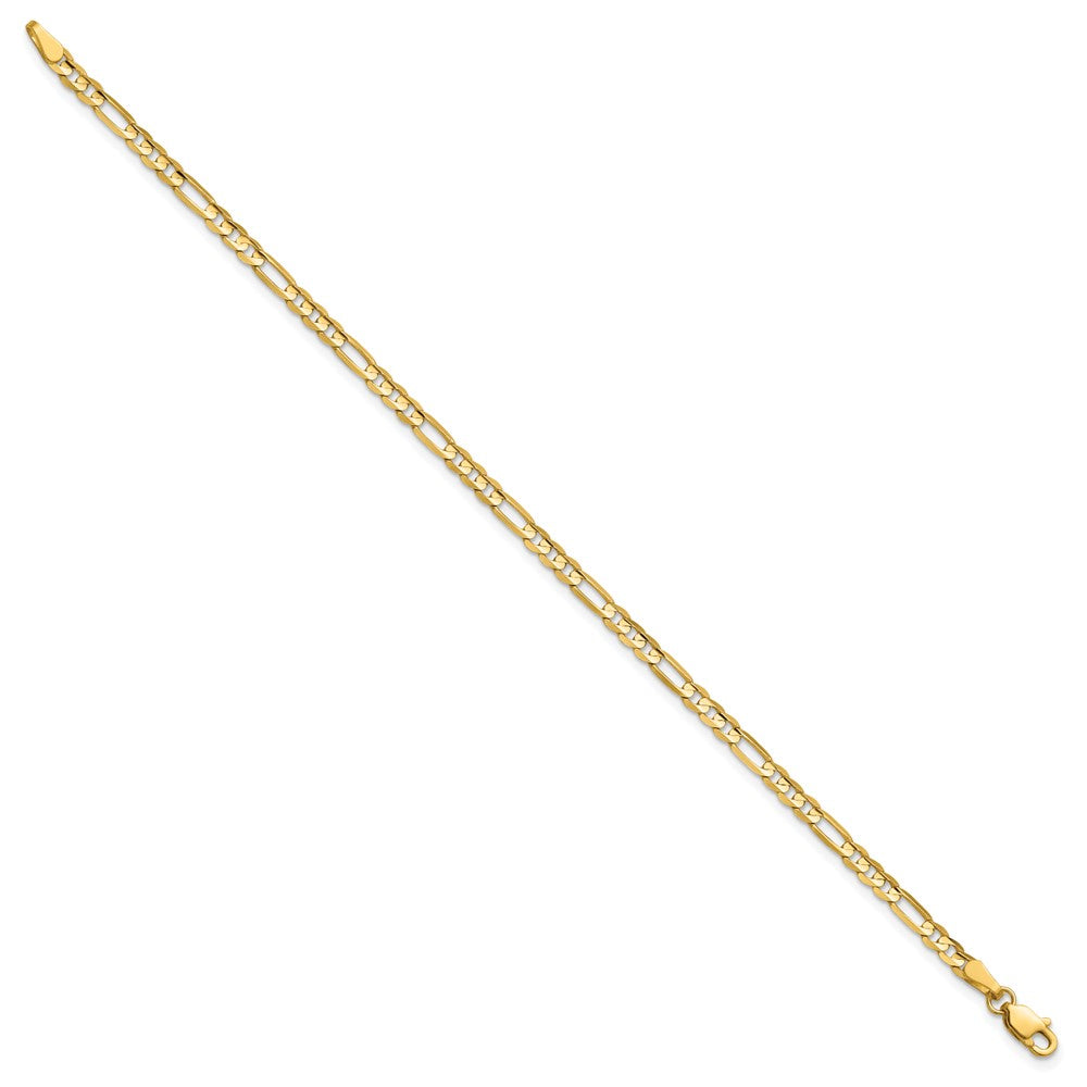 Concave Open Figaro Chain - WBC