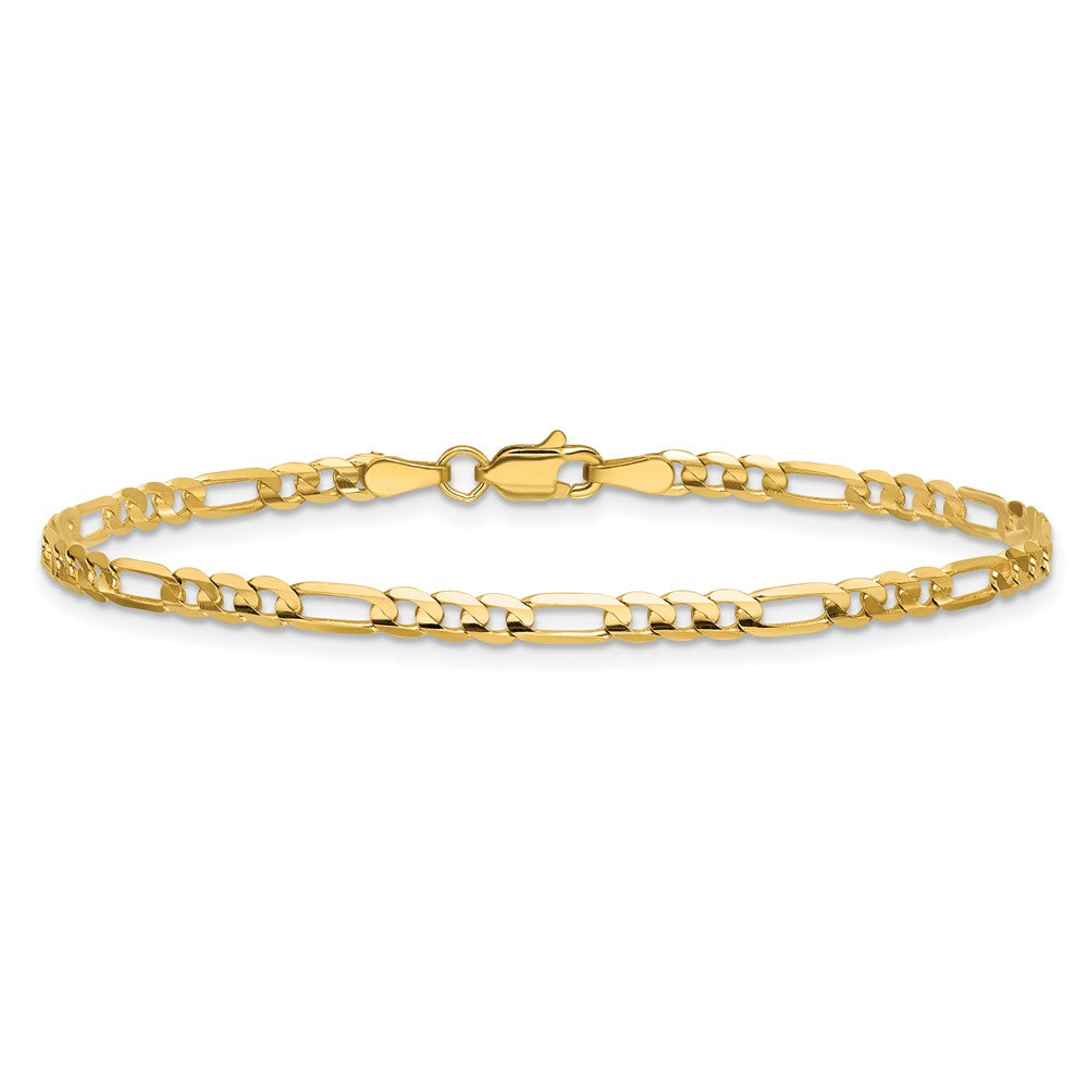 Concave Open Figaro Chain - WBC