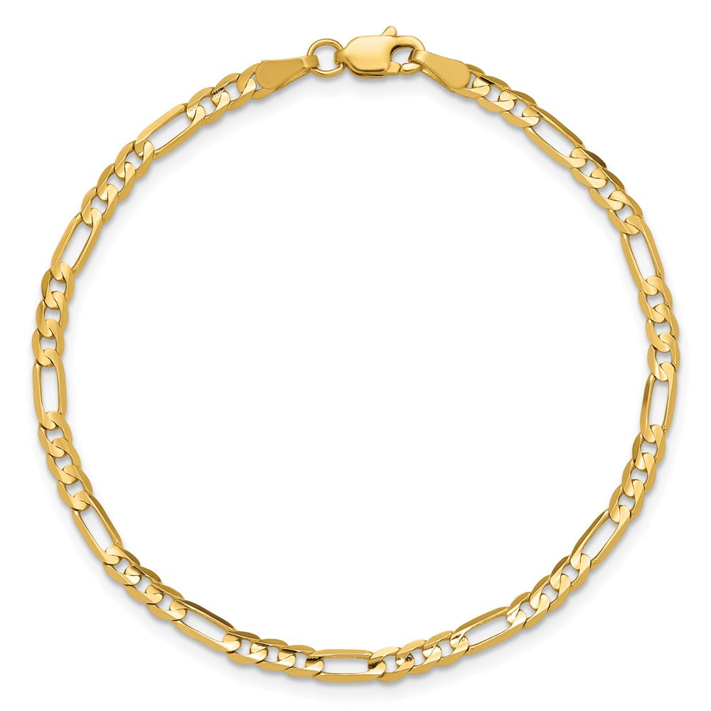 Concave Open Figaro with Lobster Clasp Bracelet - WBC