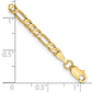 Concave Open Figaro with Lobster Clasp Bracelet - WBC
