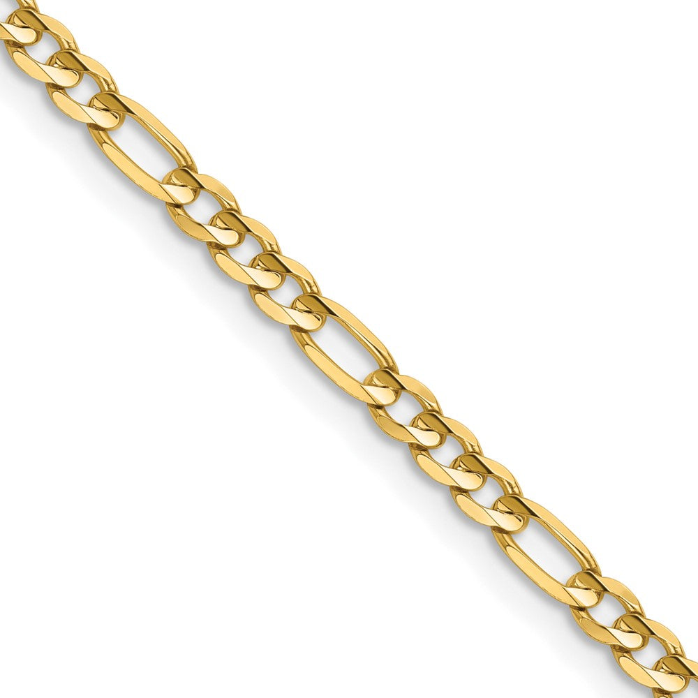 Concave Open Figaro with Lobster Clasp Chain - WBC