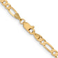 Concave Open Figaro with Lobster Clasp Chain - WBC