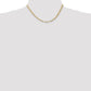Concave Open Figaro with Lobster Clasp Chain - WBC
