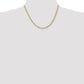 Concave Open Figaro with Lobster Clasp Chain - WBC