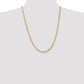 Concave Open Figaro with Lobster Clasp Chain - WBC