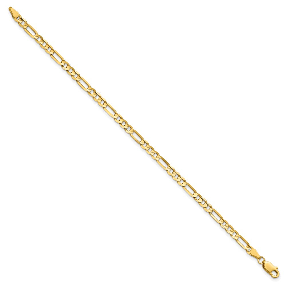 Concave Open Figaro with Lobster Clasp Bracelet - WBC