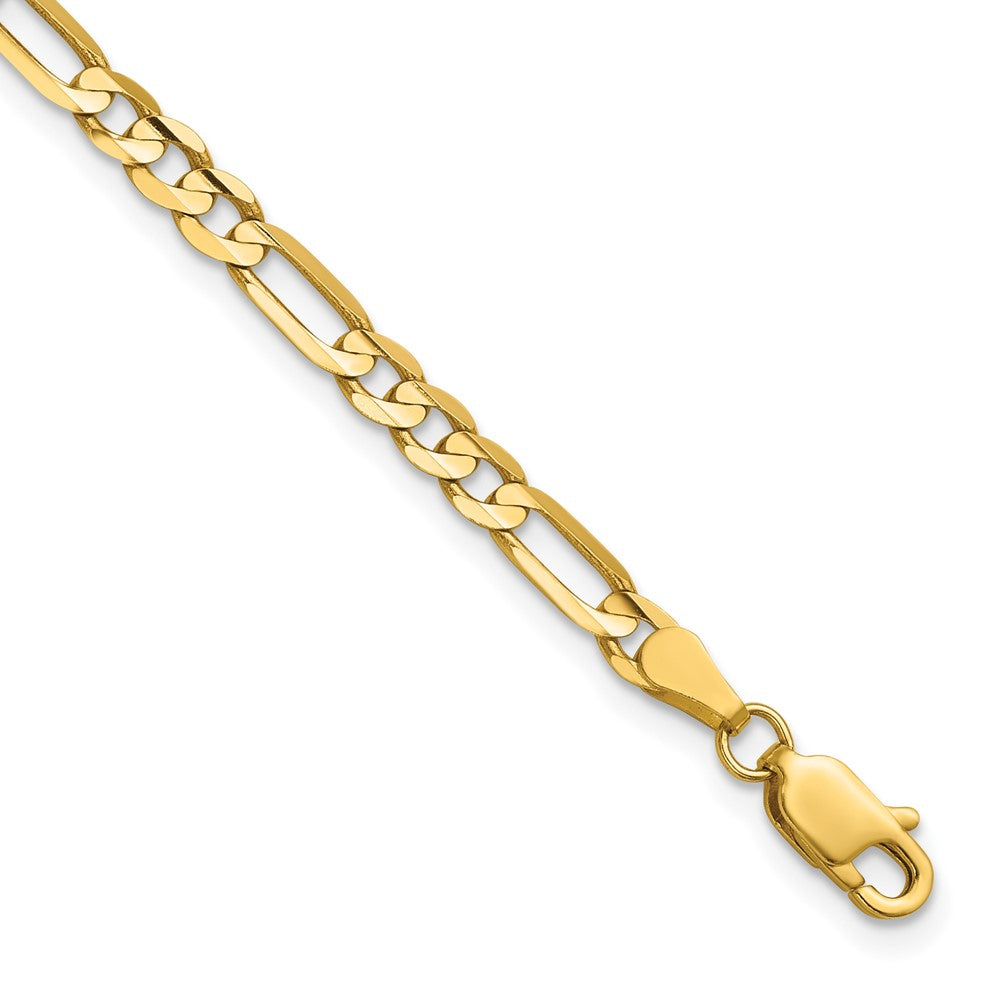 Concave Open Figaro with Lobster Clasp Bracelet - WBC
