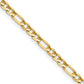 Concave Open Figaro with Lobster Clasp Chain - WBC