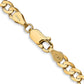 Concave Open Figaro with Lobster Clasp Chain - WBC