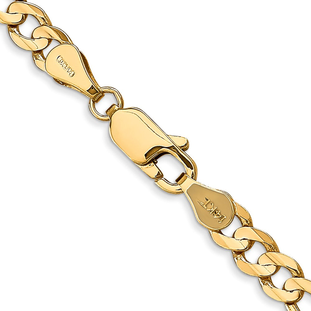 Concave Open Figaro with Lobster Clasp Chain - WBC