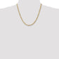 Concave Open Figaro with Lobster Clasp Chain - WBC