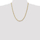 Concave Open Figaro with Lobster Clasp Chain - WBC