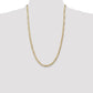 Concave Open Figaro with Lobster Clasp Chain - WBC