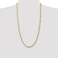 Concave Open Figaro with Lobster Clasp Chain - WBC
