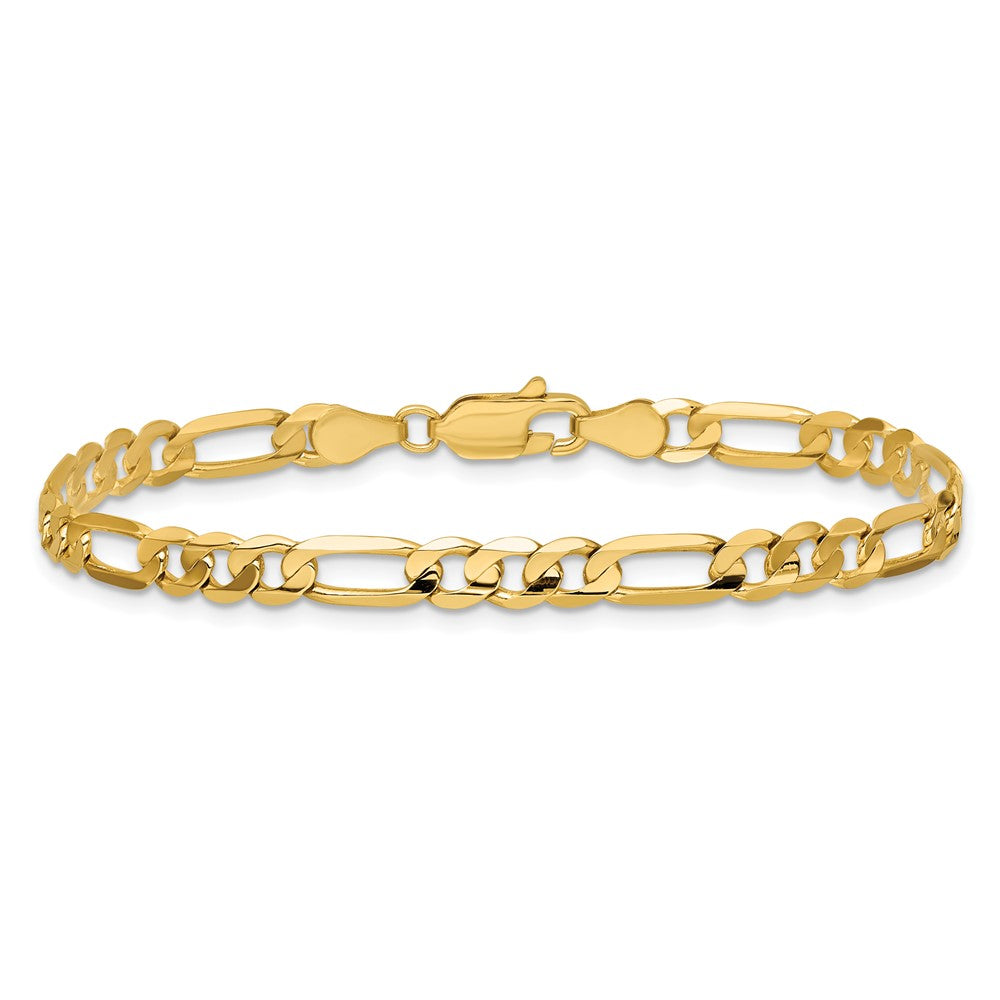 Concave Open Figaro Chain - WBC