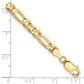 Concave Open Figaro with Lobster Clasp Bracelet - WBC