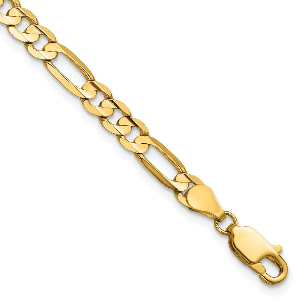 Concave Open Figaro with Lobster Clasp Bracelet - WBC