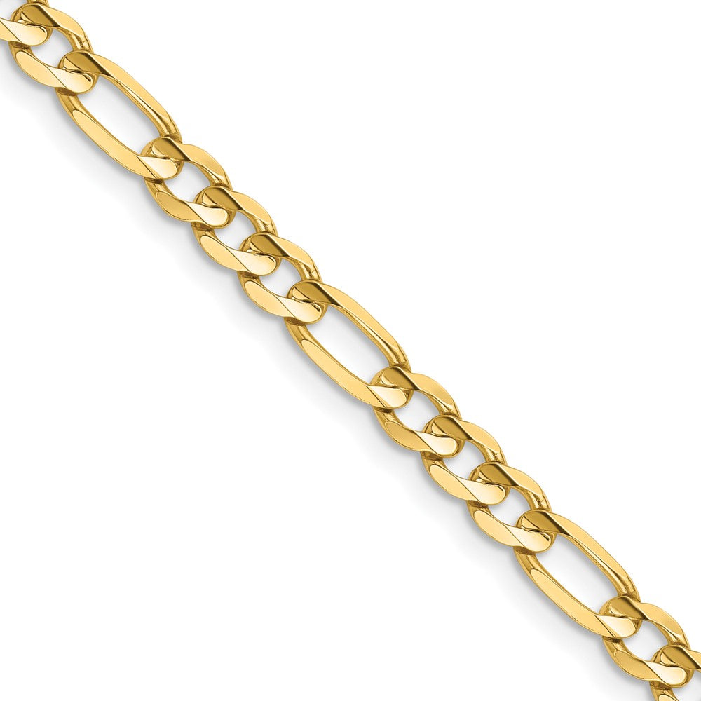 Concave Open Figaro with Lobster Clasp Chain - WBC