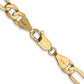 Concave Open Figaro with Lobster Clasp Chain - WBC