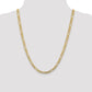 Concave Open Figaro with Lobster Clasp Chain - WBC