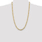 Concave Open Figaro with Lobster Clasp Chain - WBC