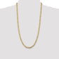 Concave Open Figaro with Lobster Clasp Chain - WBC