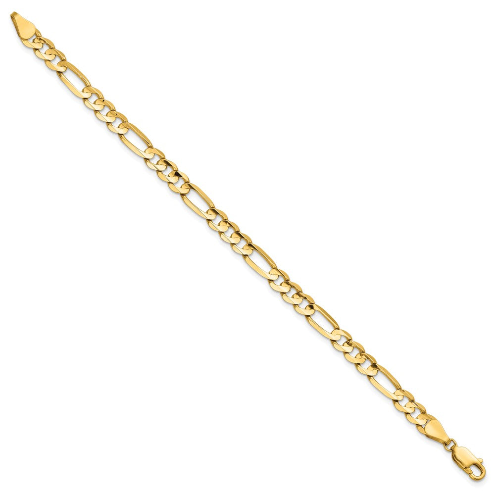 Concave Open Figaro with Lobster Clasp Bracelet - WBC