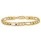 Concave Open Figaro with Lobster Clasp Chain - WBC