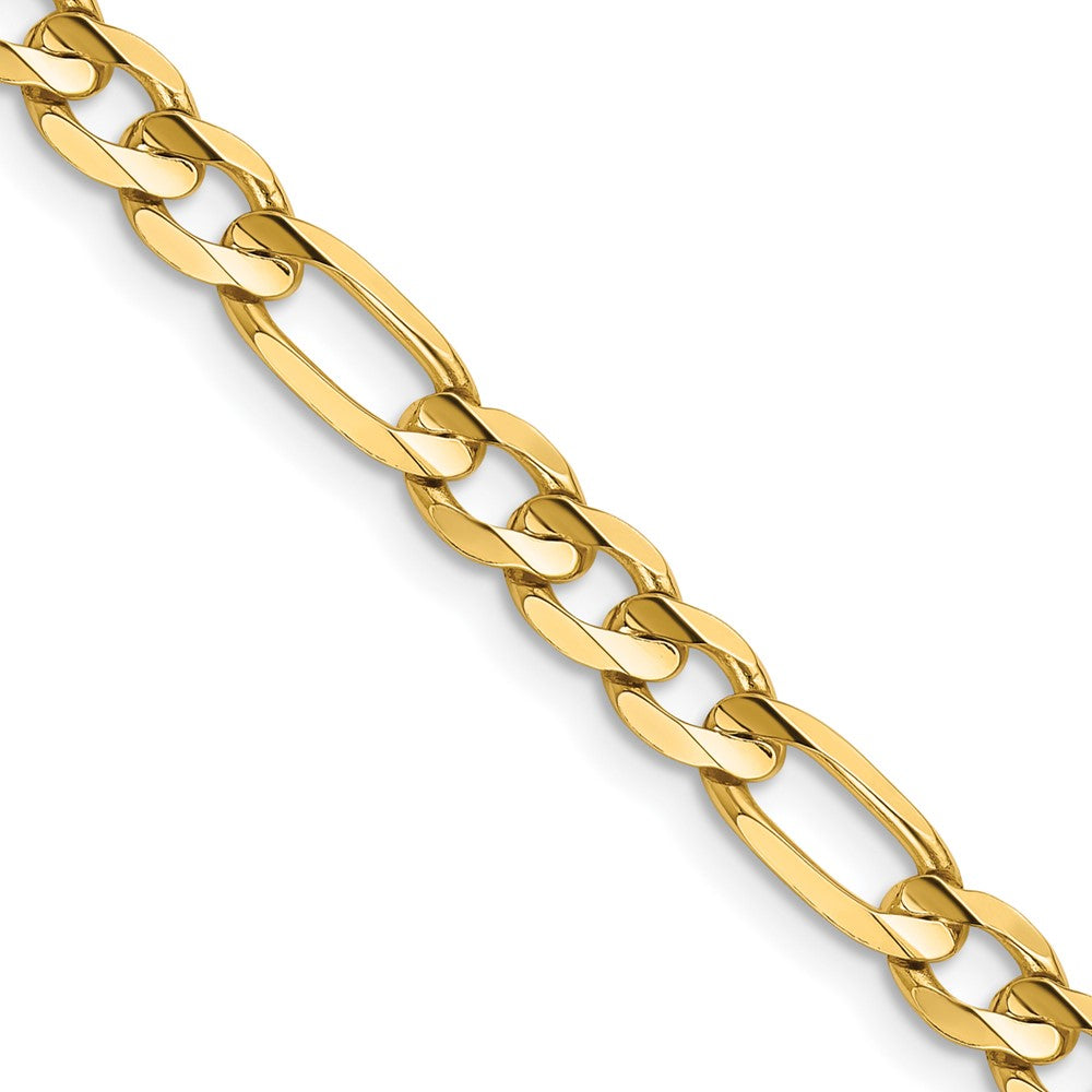 Concave Open Figaro with Lobster Clasp Chain - WBC