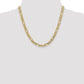 Concave Open Figaro with Lobster Clasp Chain - WBC