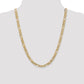 Concave Open Figaro with Lobster Clasp Chain - WBC