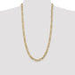 Concave Open Figaro with Lobster Clasp Chain - WBC