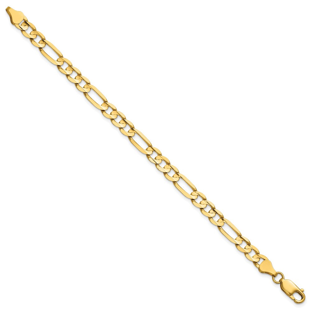 Concave Open Figaro with Lobster Clasp Bracelet - WBC