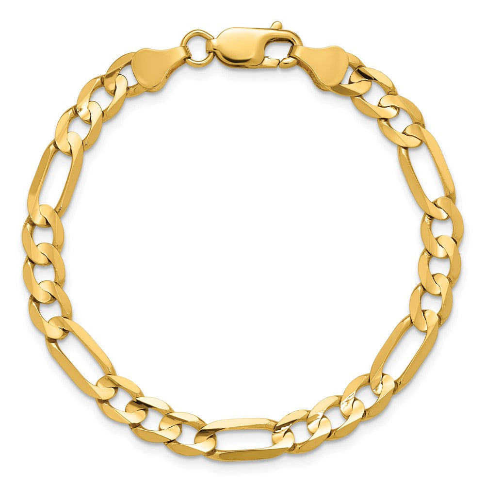 Concave Open Figaro with Lobster Clasp Chain - WBC