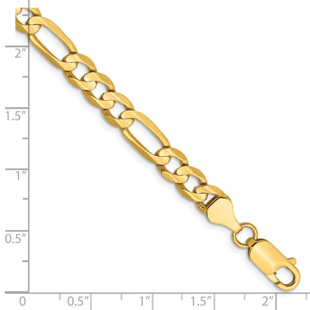 Concave Open Figaro with Lobster Clasp Chain - WBC