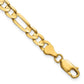 Concave Open Figaro with Lobster Clasp Chain - WBC