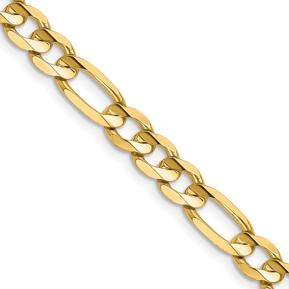 Concave Open Figaro with Lobster Clasp Chain - WBC
